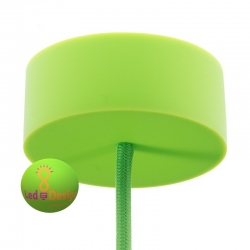 Rosace vintage Silicone vert Pomme