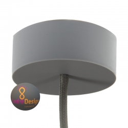 Rosace Vintage Silicone Gris