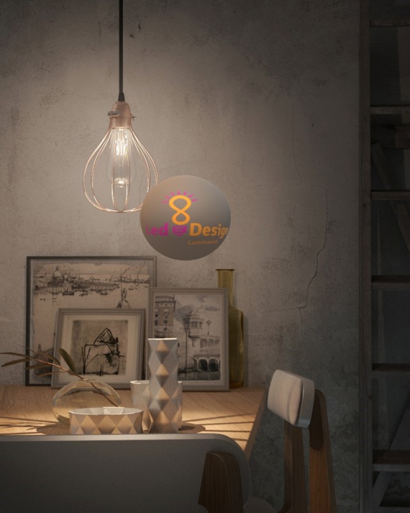 Luminaire EIVA Avec Rotule Réglable, Abat-jour Goutte Et Douille