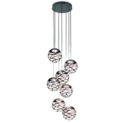 SUSPENSION KELLY CLUSTER NOIR STUDIO ITALIA 