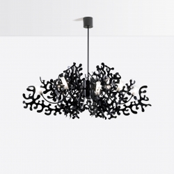 SUSPENSION CORAL NOIR LUMEN CENTER