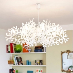 SUSPENSION CORAL BLANC LUMEN CENTER