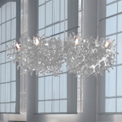 SUSPENSION CORAL ARGENT LUMEN CENTER