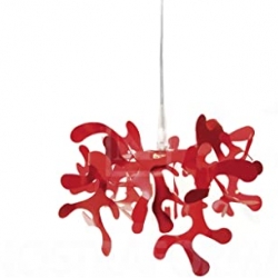 SUSPENSION MINI CORAL ROUGE LUMEN CENTER