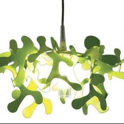 SUSPENSION MINI CORAL VERT LUMEN CENTER