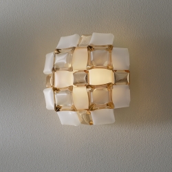 APPLIQUE MIDA M BLANC/OR SLAMP