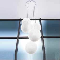 SUSPENSION ICEGLOBE BUBBLE LUMEN CENTER